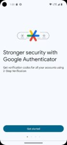 Google Authenticator скриншот 1