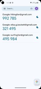 Google Authenticator скриншот 5