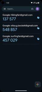 Google Authenticator скриншот 6