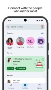 Google Контакты скриншот 5