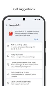 Google Контакты скриншот 7