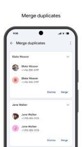 Google Контакты скриншот 8