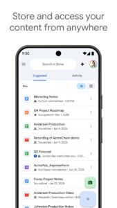 Google Диск скриншот 1