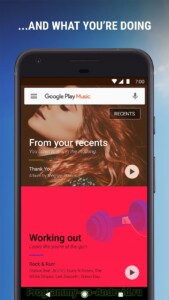 Google Play Музыка скриншот 2