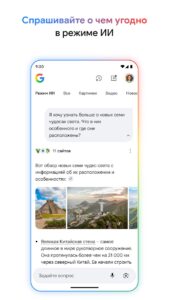 Приложение Google скриншот 2