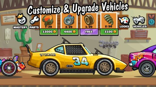 Hill Climb Racing 2 скриншот 2