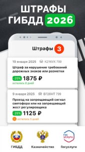 Штрафы ГИБДД с фото скриншот 1