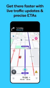 Waze навигатор скриншот 1