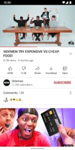 YouTube (Ютуб) скриншот 3